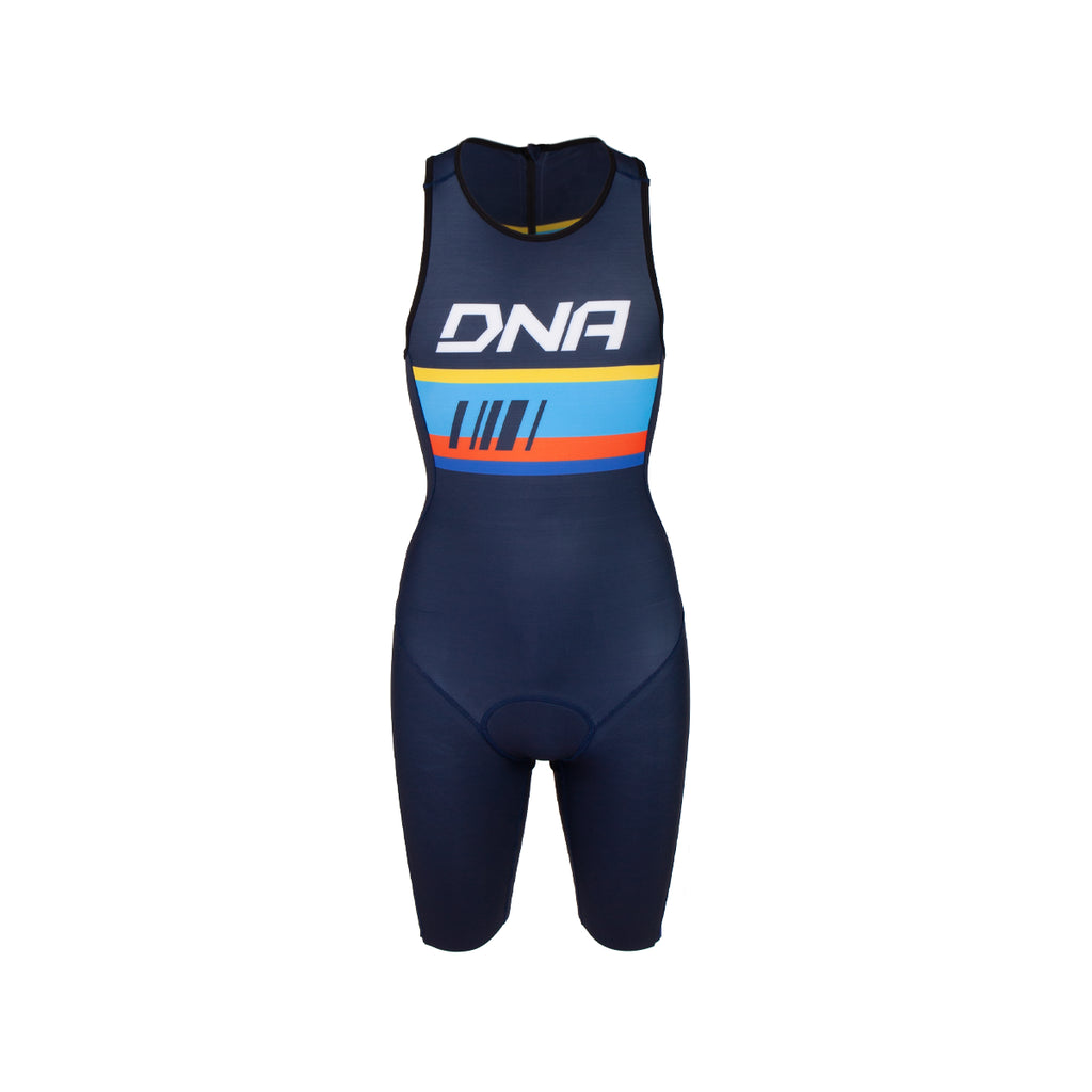 Men's and women's Sleeveless Tri Skin Suit
