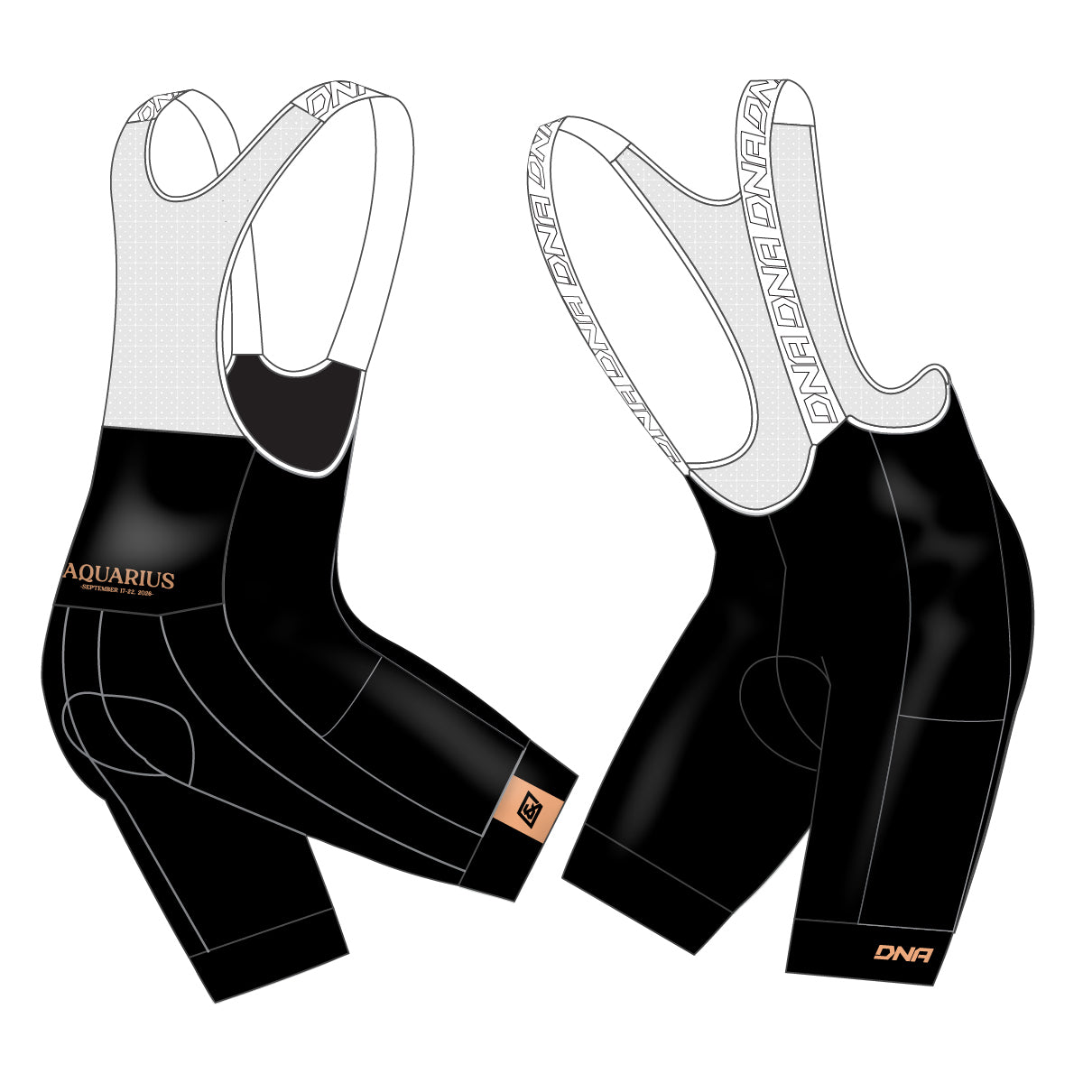 Aquarius Switch Bib Short - Traditional Length w/ Pockets