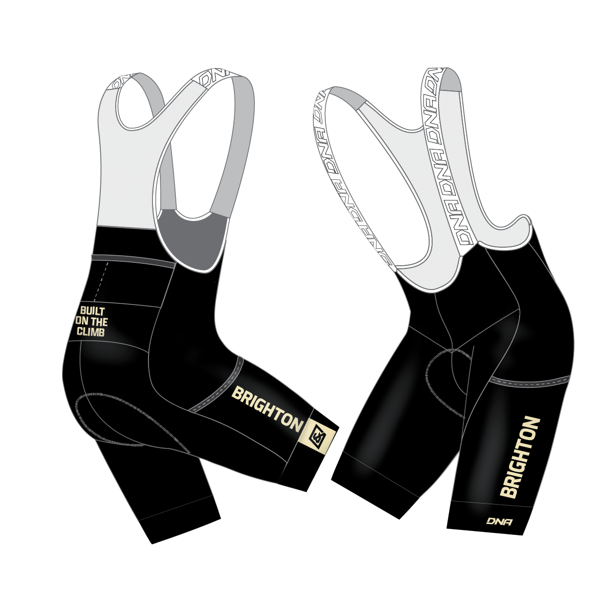 BrightonHS Gravel Bib Short