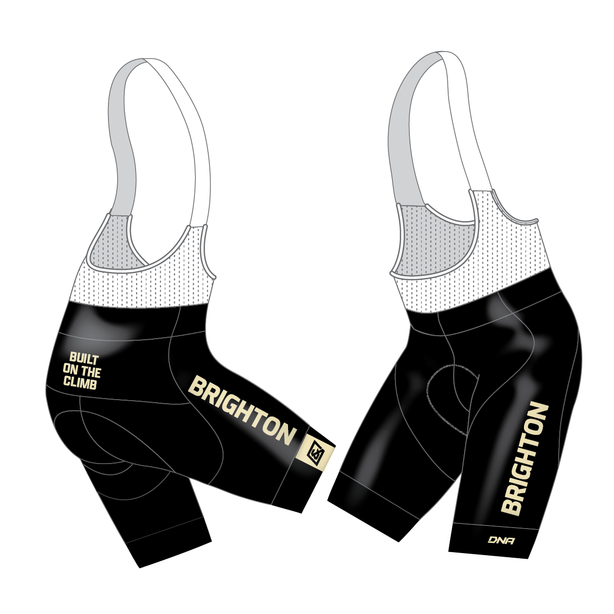 BrightonHS Women's QOM Bib Short