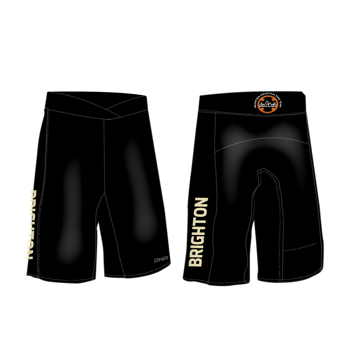 BrightonHS Women's Freeride Baggie w/Chamois&Liner
