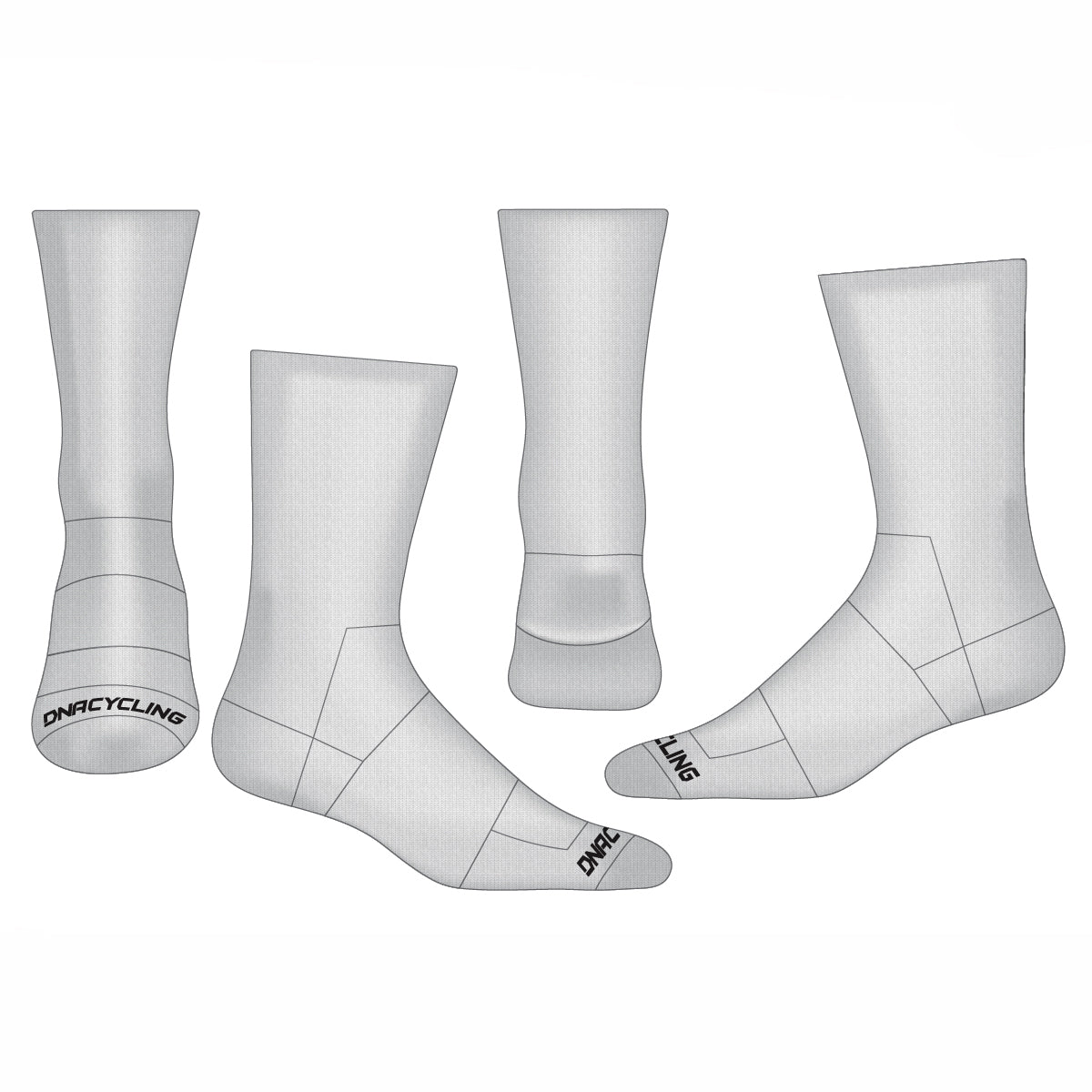 Children's Landing 6" Cuff DNA Cycling Socks