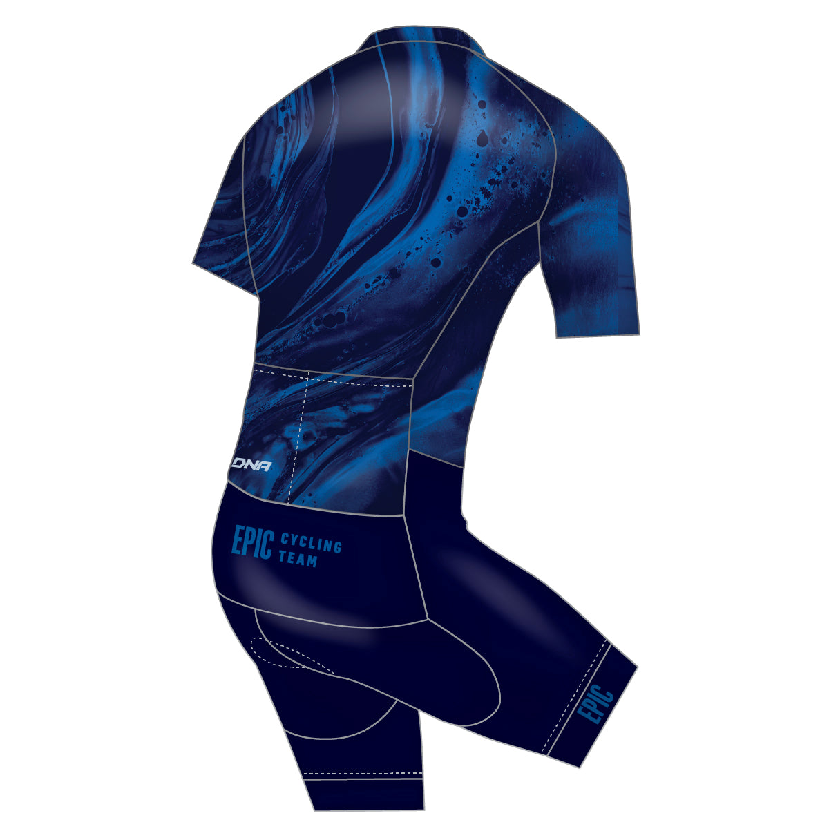 EPIC Cycling Team Solo Short Sleeve Skin Suit