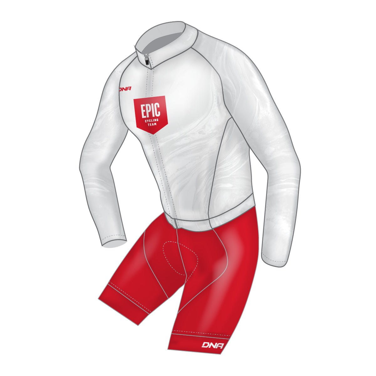 EPIC Cycling Team Race Long Sleeve Skin Suit