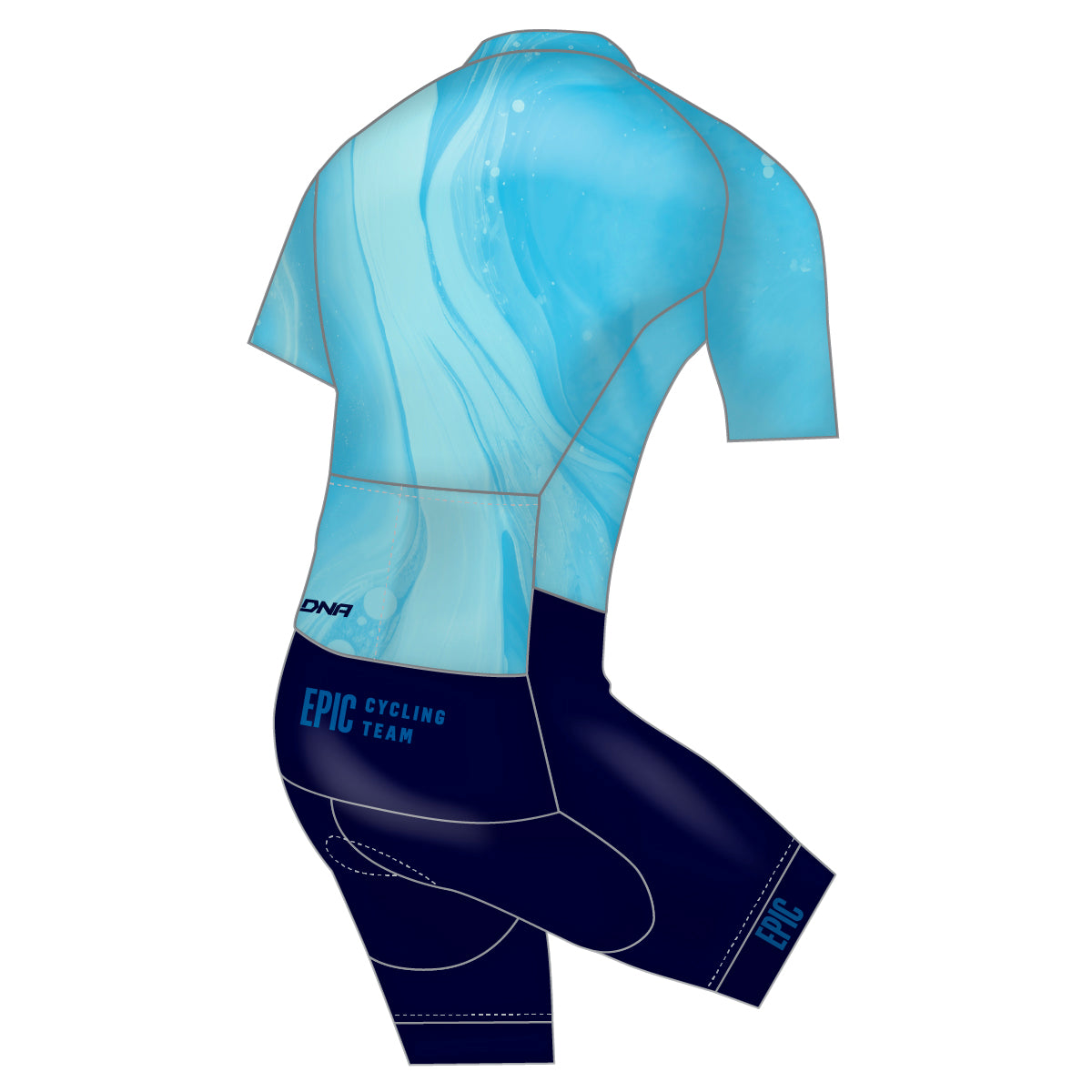EPIC Cycling Team Solo Short Sleeve Skin Suit