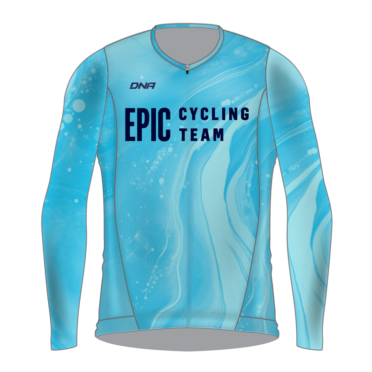 EPIC Cycling Team Eco Mesh Long Sleeve Jersey (Verde)