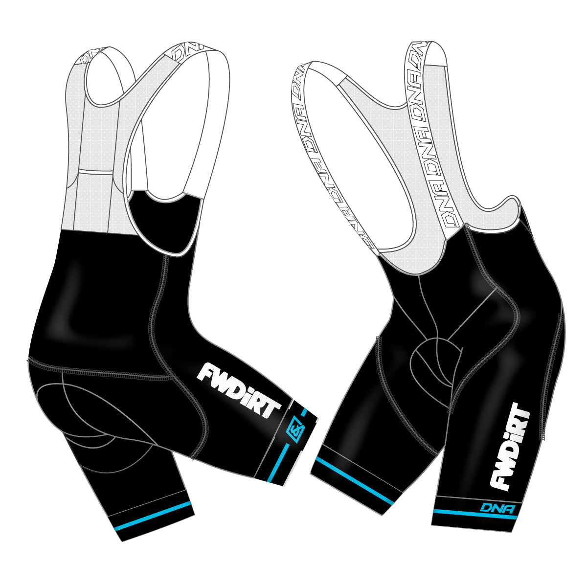 Fort Worth Dirt Elite Bib Short