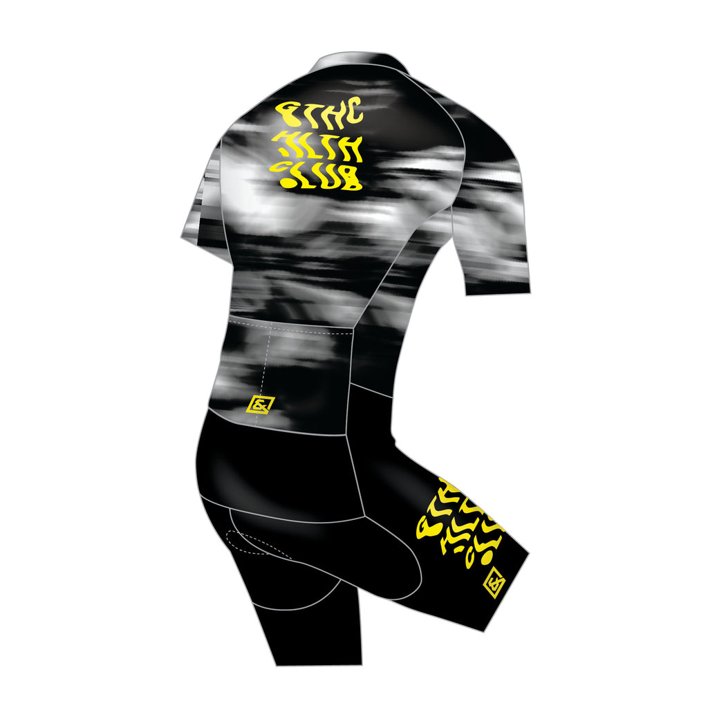 GothicHealthClub Race Short Sleeve Skin Suit