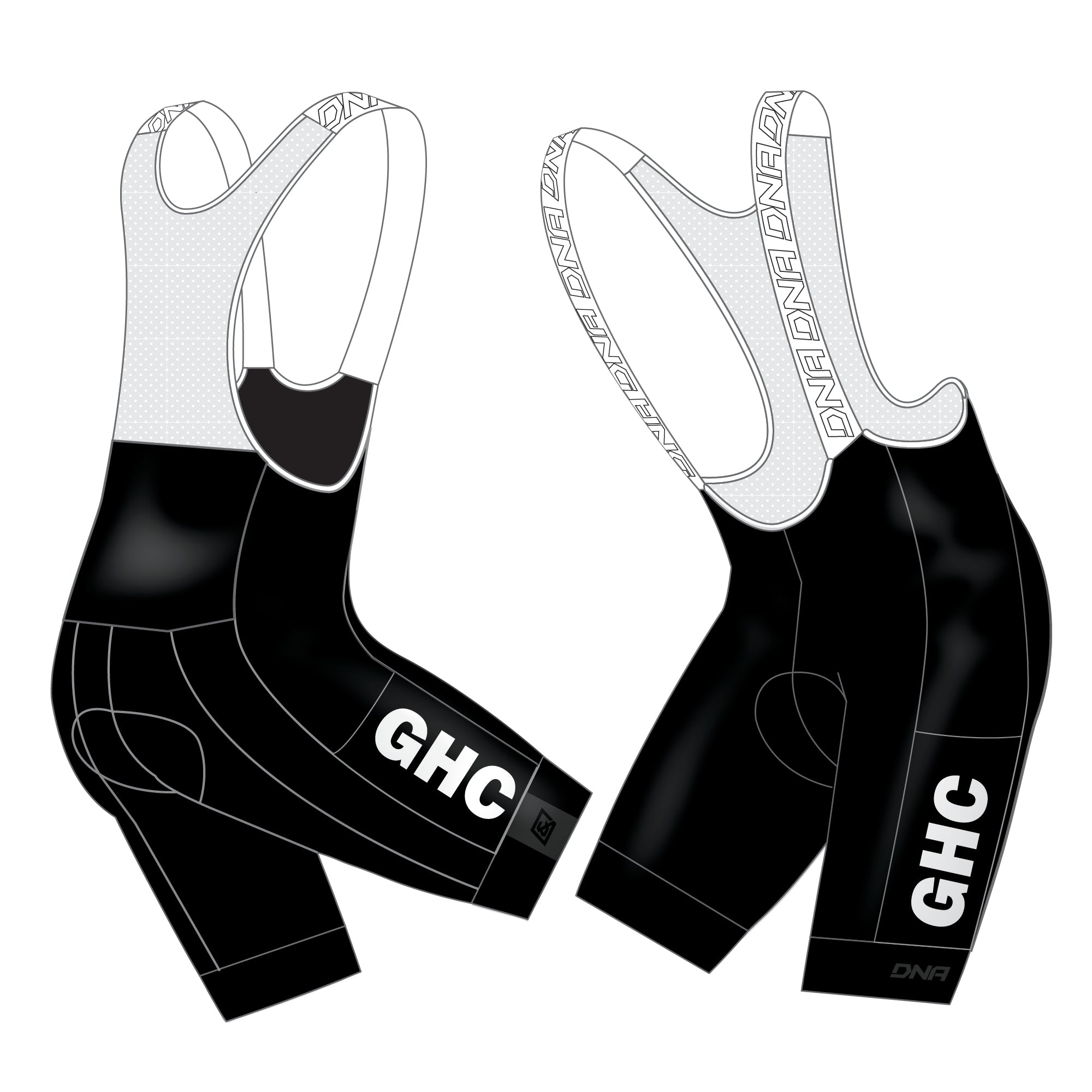 Gothic Health Club Switch Bib Short