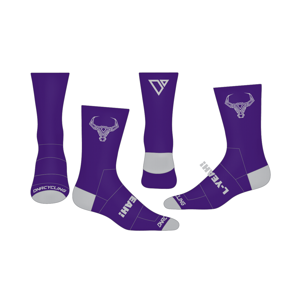 Lehi 6" Cuff DNA Cycling Socks