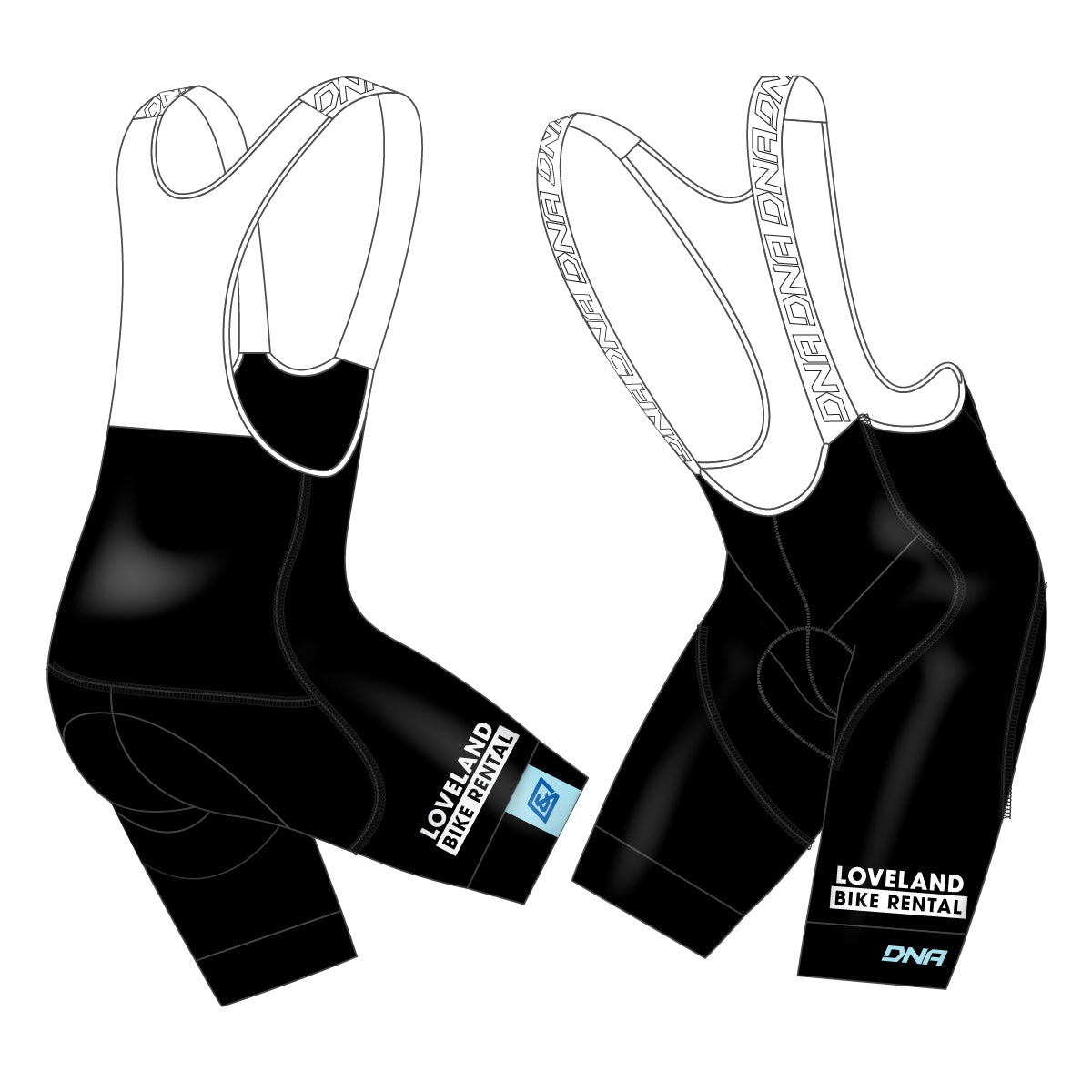 Loveland Bike Rentals Elite Bib Short