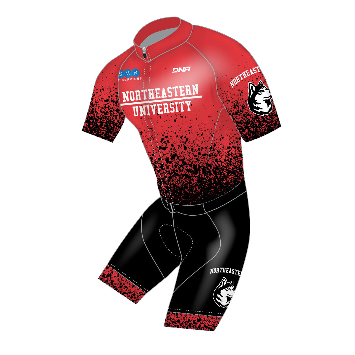 Northeastern University  Solo Short Sleeve Skin Suit