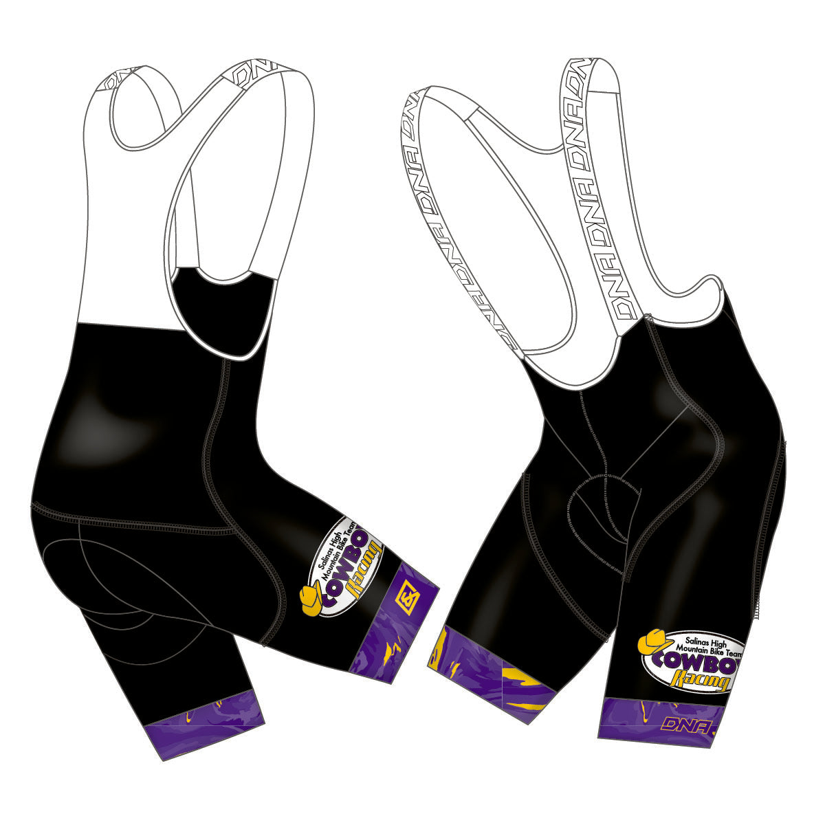 SalinasHS Elite Bib Short