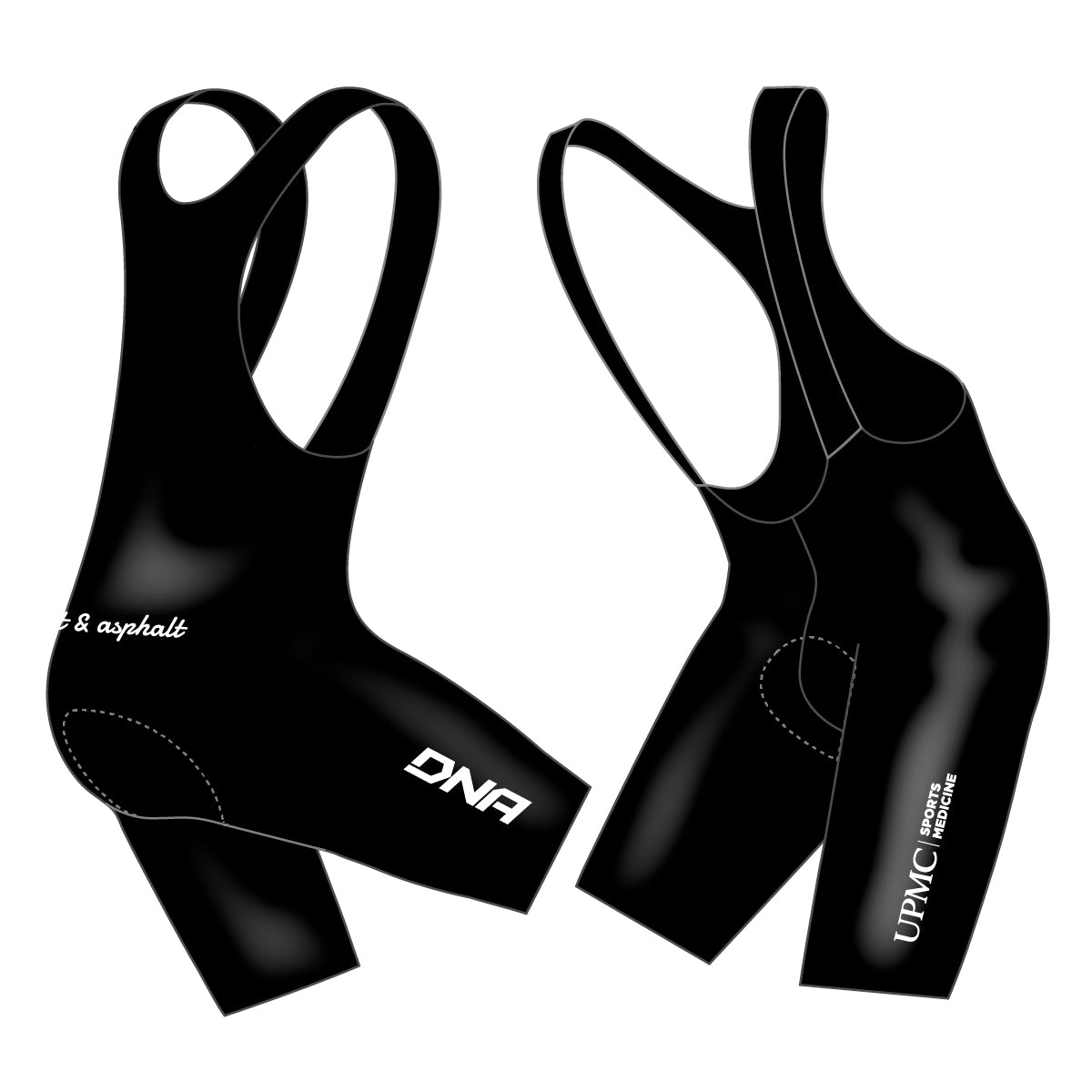 UPMC Aero Form Bib Shorts - Traditional Length
