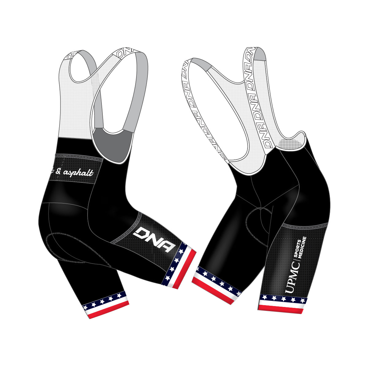 UPMC Gravel Bib Short NC