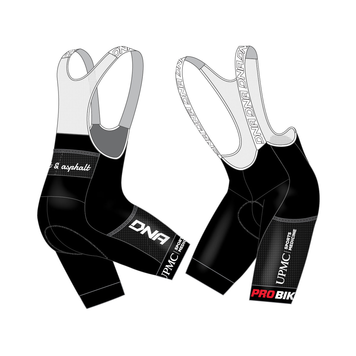 UPMC Gravel Bib Short