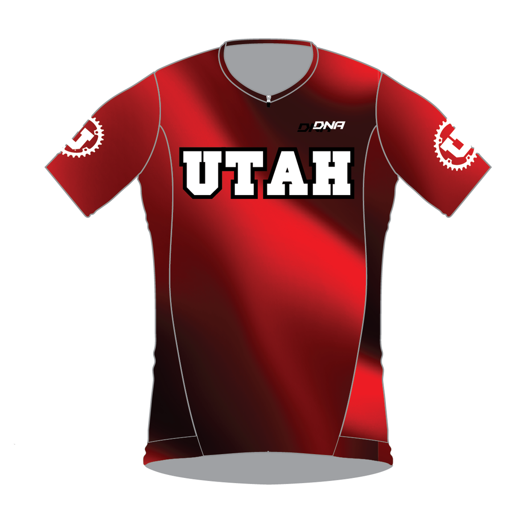 UofU Cycling Climbers Jersey with Kite Fabric
