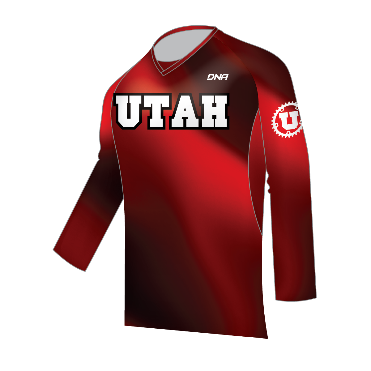UofU Cycling Freeride Long Sleeve Jersey