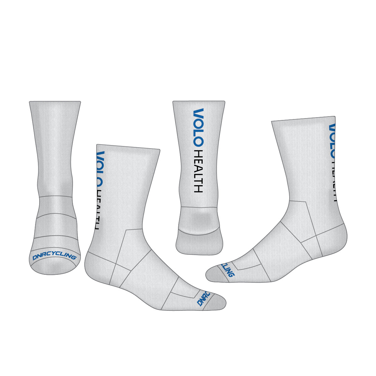 Volo Health 6" Cuff DNA Cycling Socks