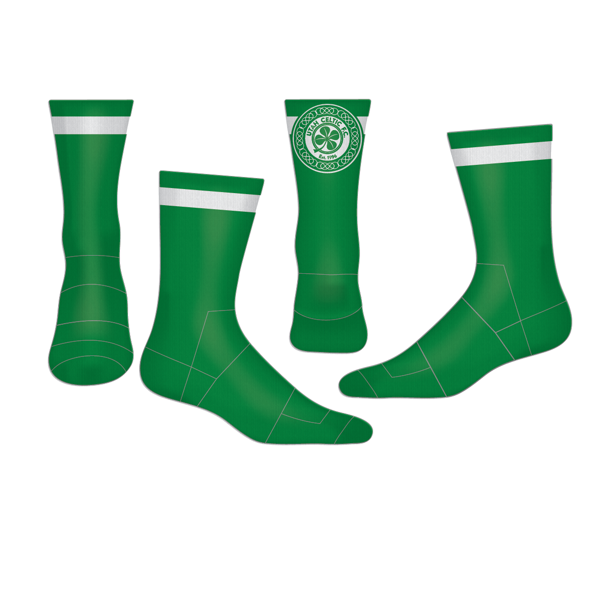 USA Celtic 6" Cuff DNA Cycling Socks