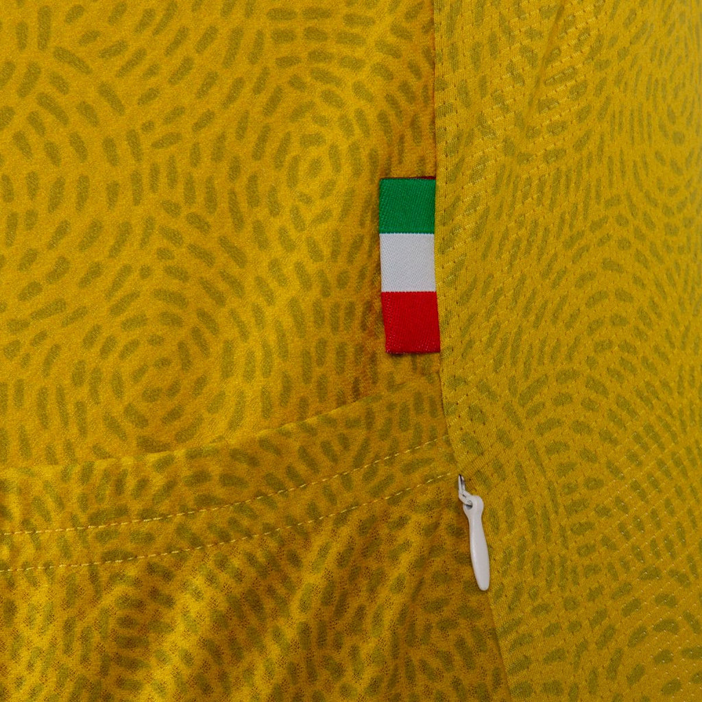 Yellow Swirl Bio Fit Short Sleeve Jersey