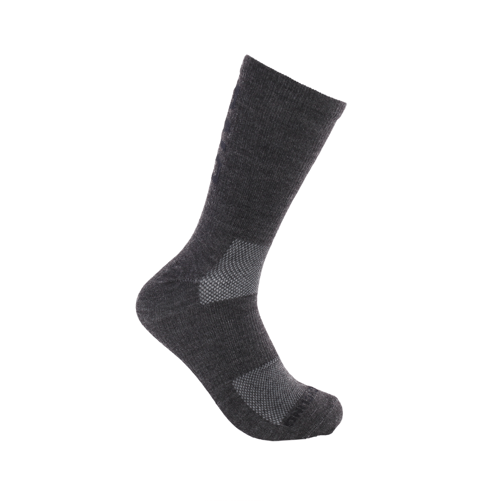6" Merino Wool Socks - Charcoal