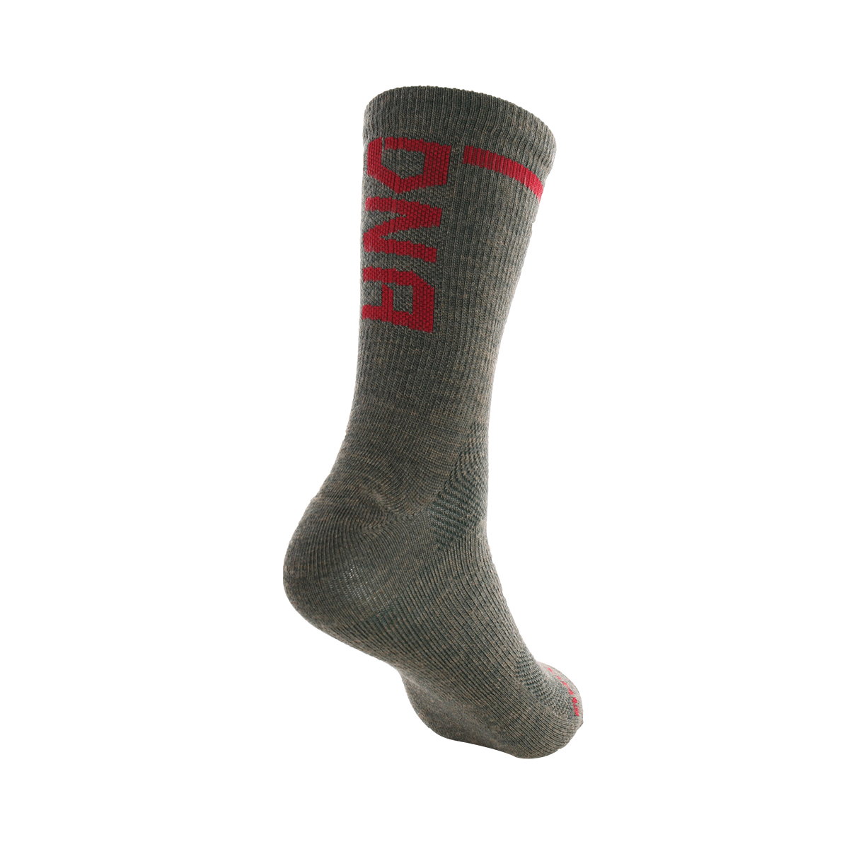 6" MERINO WOOL PERFORMANCE SOCK GREEN/RED
