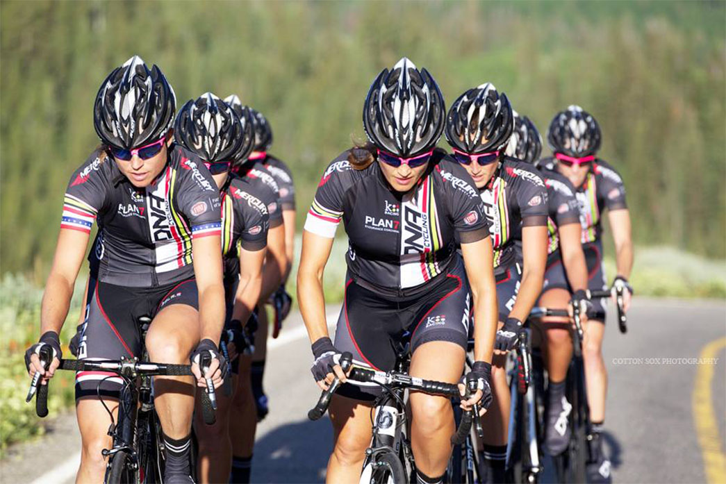 dna pro women's cycling team in peloton